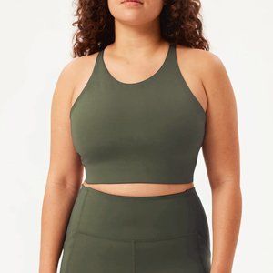 GIRLFRIEND COLLECTIVE Topango Bra - Size 3XL - Olive